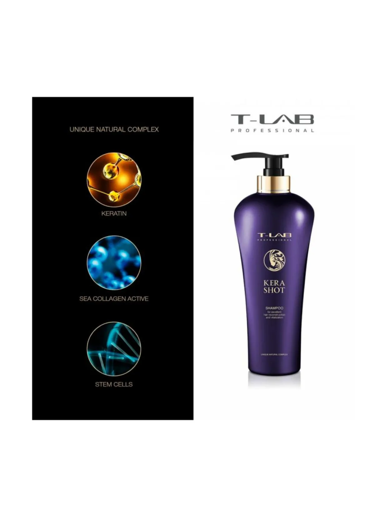 Kera Shot Shampoo -shampoo käsitellyille hiuksille 250ml