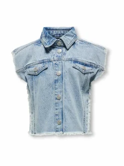 KogCobain Rhinestone -farkkuliivi