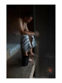 Koivu-pellavapyyhe 95 x 150 cm