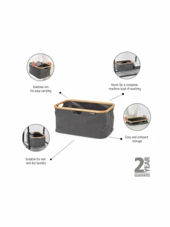 Kokoontaittuva pyykkikori, 40L