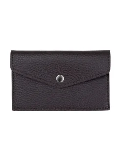 Korttikukkaro nepparilla tummanruskea