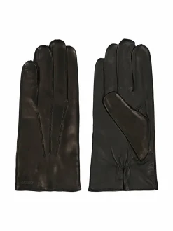 Kosketusnäyttökäsineet nahasta