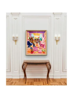 Kukat syödään viimeisenä, 110x90 cm, öljyvärimaalaus, Pia Rydman