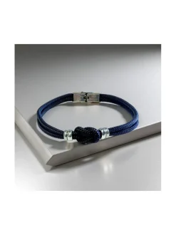 Laivastonsininen solmu-rannekoru