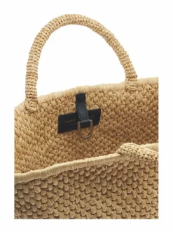 Large Chelsea Tote in Natural Raffia -laukku
