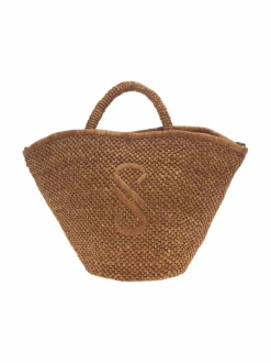 Large Chelsea Tote in Natural Raffia -laukku