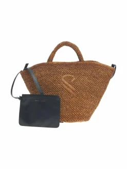 Large Chelsea Tote in Natural Raffia -laukku