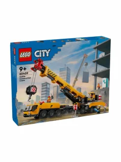 LEGO City Keltainen ajettava rakennusnosturi 60409