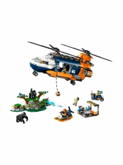 LEGO City Viidakkotutkijan helikopteri leirissä 60437