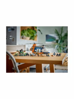LEGO City Viidakkotutkijan helikopteri leirissä 60437