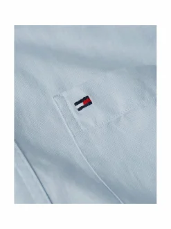 Linen Blend Solid Regular Fit -kauluspaita