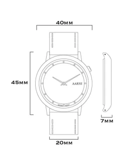 Loihi Oliivipuu-rannekello