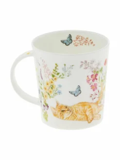 Lomond Floral Cats Ginger -muki 320 ml