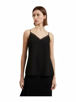 Lulea Chiffon Detail V-neck -toppi