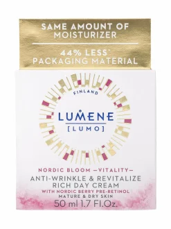 LUMO Vitality Anti-Wrinkle & Revitalize Rich Day Cream -päivävoide, 50ml