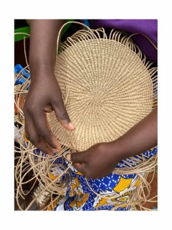 Majani Shopper Basket Rainbow M -olkalaukku