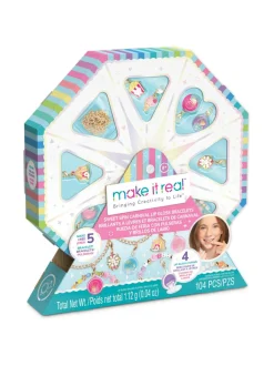 MAKE IT REAL DIY Rannekorujen valmistussetti ja huulikiiltoja amuletteina