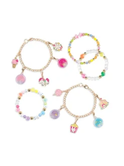 MAKE IT REAL DIY Rannekorujen valmistussetti ja huulikiiltoja amuletteina