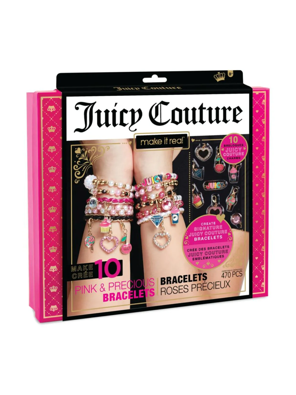 MAKE IT REAL Juicy Couture roosa rannekorusetti
