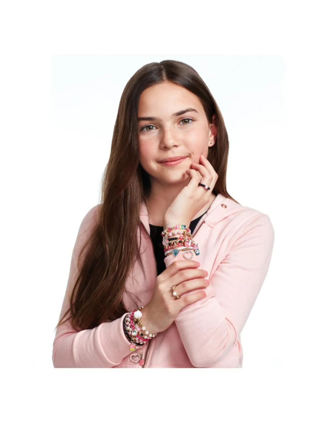 MAKE IT REAL Juicy Couture roosa rannekorusetti