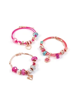 MAKE IT REAL Think pink -rannekorujen valmistussetti