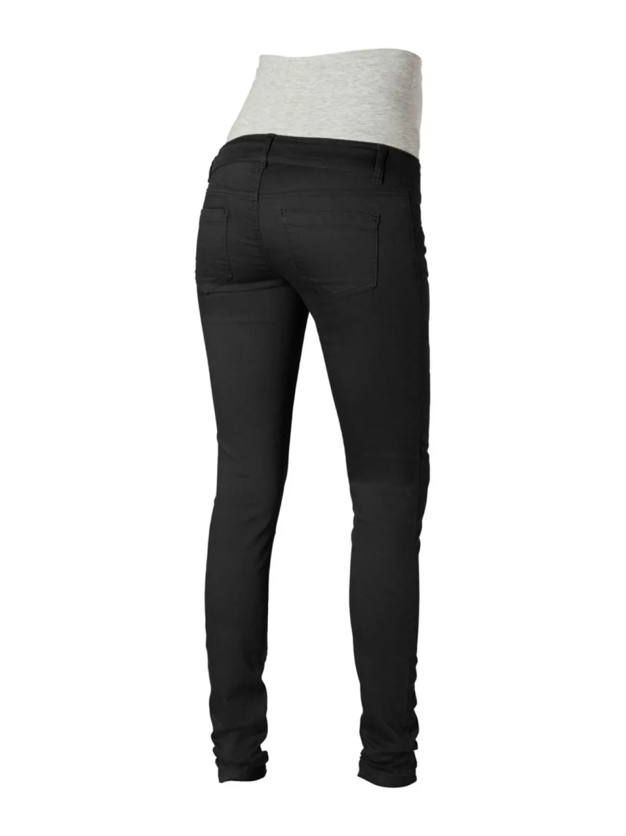 Mamalicious Shelly Black Slim Pants-Noos housut - musta