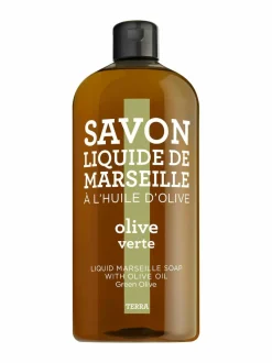 Marseille Green Olive Refill -nestesaippua 1000 ml