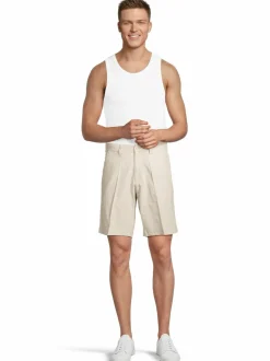 Mexico-pellavasekoitteiset chinoshortsit