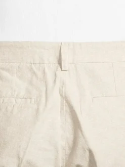 Mexico-pellavasekoitteiset chinoshortsit