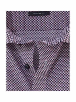 Modern Fit Cotton -printtikuvioitu kauluspaita