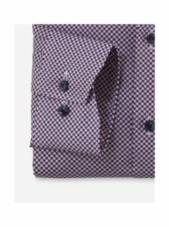 Modern Fit Cotton -printtikuvioitu kauluspaita