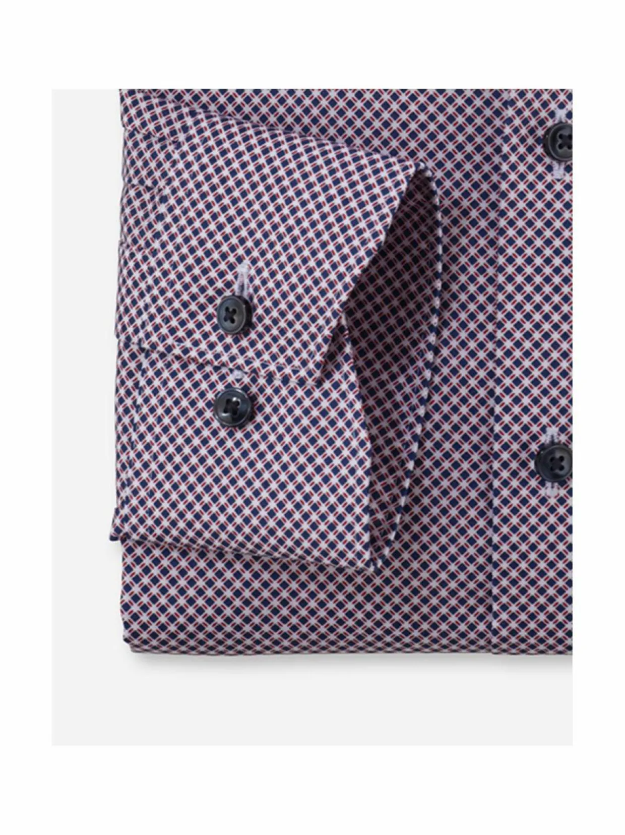 Modern Fit Cotton -printtikuvioitu kauluspaita