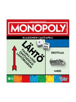 MONOPOLY Lautapeli Classic Refresh (suomenkielinen)