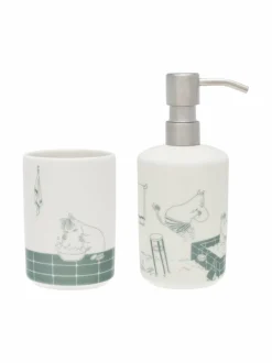 Muumi Kylpyhetki - saippuapumppu ja hammasharjateline