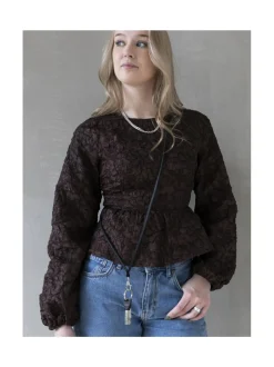 Nahkainen avainnauha pitkä musta