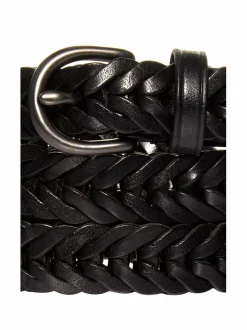 Nahkainen punosvyö, L 2 cm