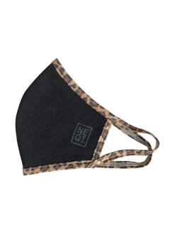NEQI Reusable Face Mask Tuplapakkaus, Leopard + Bronze
