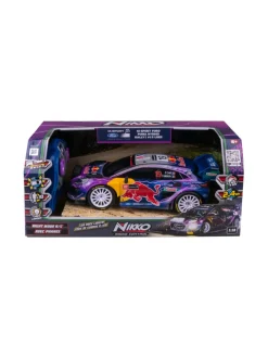 NIKKO Kauko-ohjattava auto Night Mode - M-Sport Ford Puma Hybrid Rally1 #19 Loeb, 1:18
