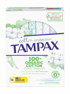 Organic Cotton Regular -tamponi 16 kpl