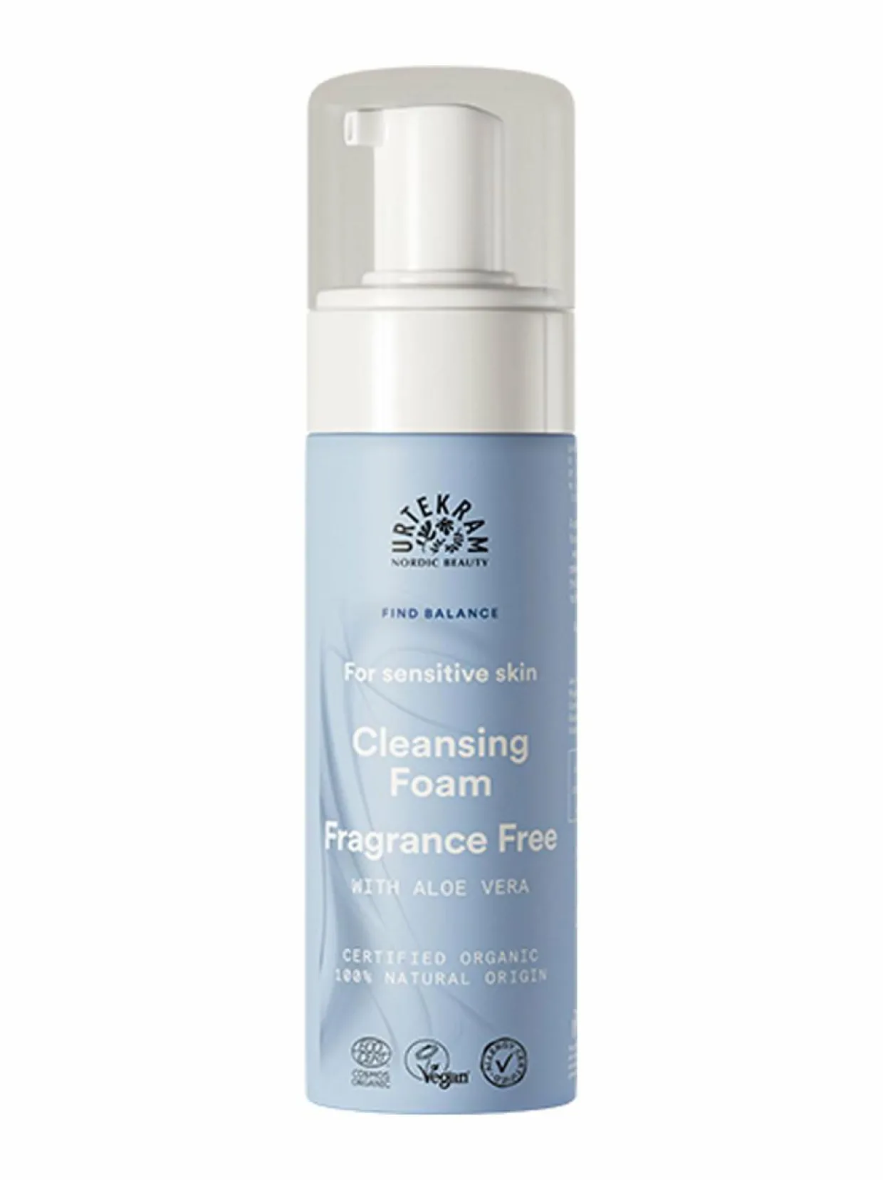 Organic gentle facial cleansing foam -puhdistusvaahto
