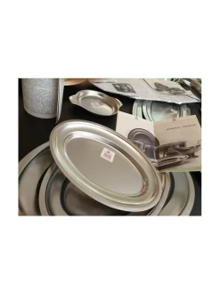 Original Vintage soikea tarjoiluvati 30x21 cm