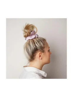 Oversized Pillow Scrunchie -hiusdonitsi - vaaleanpunainen