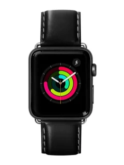 Oxford Apple Watch (38/40 mm) -nauha (musta)