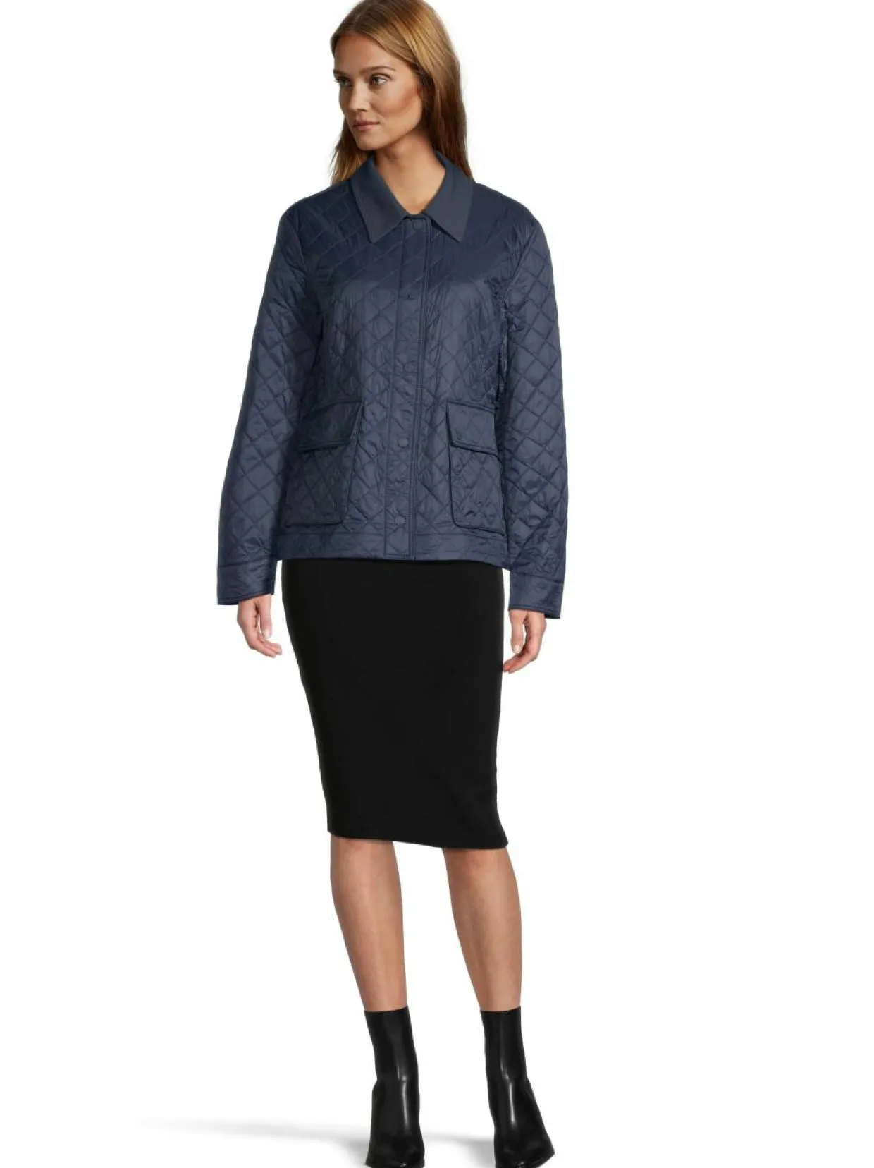 Padded Nylon Slim -tikkitakki