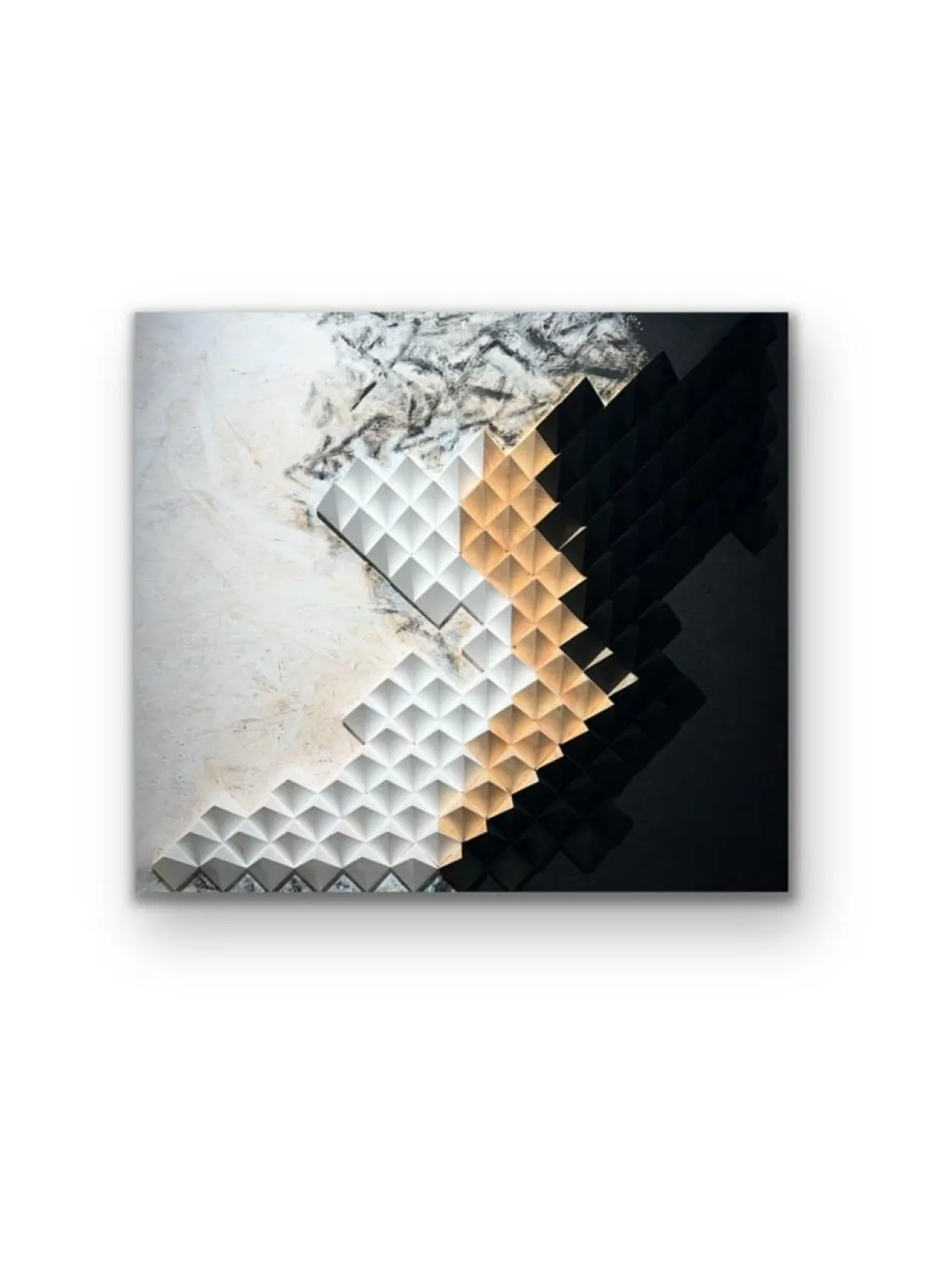 Peace within puutaulu 78x88cm