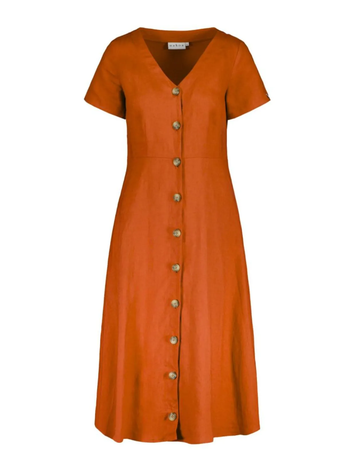 Penelope Dress, Burnt Orange