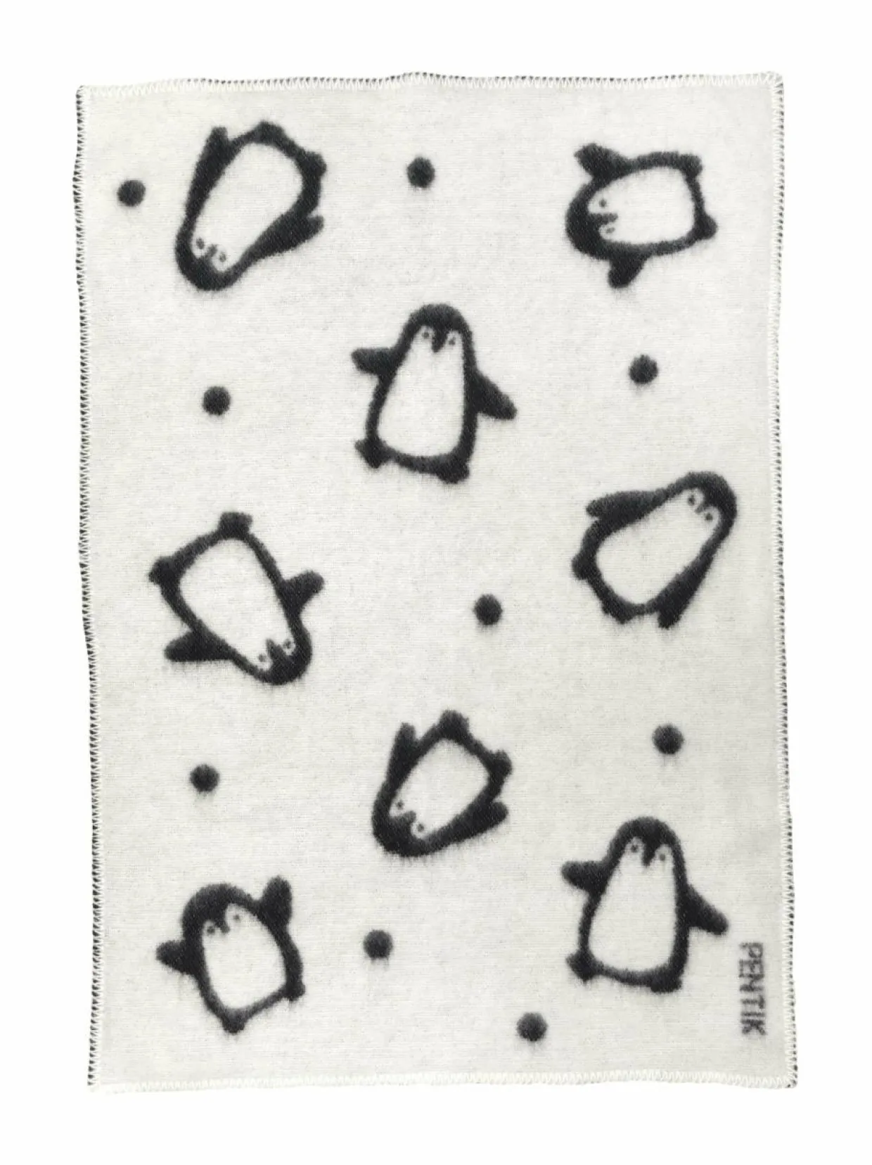 Pingviini-torkkupeitto 65 x 90 cm