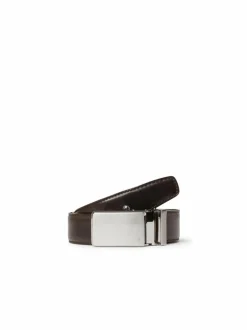 Plate Buckle -nahkavyö