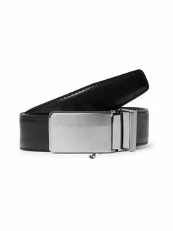 Plate Buckle -nahkavyö