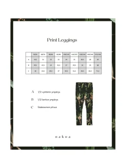 Print Leggings, Mockingbird